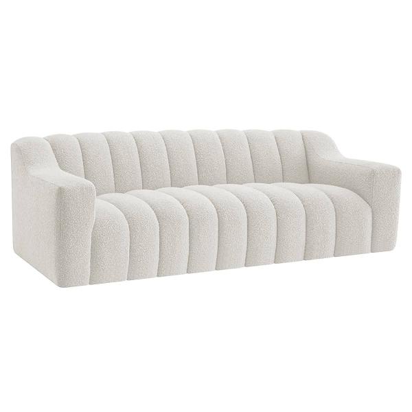 Imagem de Kit 1 Sofá 200cm 2 Poltrona Luxo Recepção Sala Elegance Bouclé