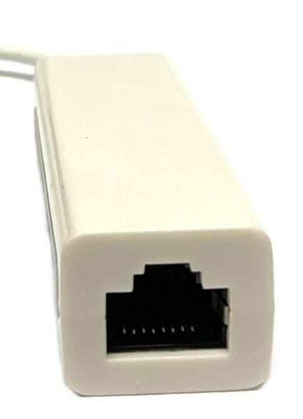 Imagem de Kit 10 Adaptador de Rede Micro USB P/ RJ45 Lan Ethernet Nfe