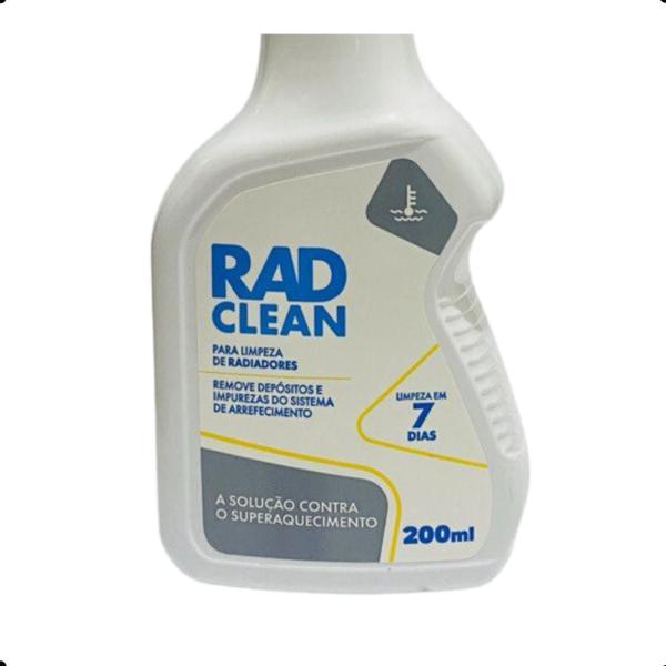 Imagem de Kit 10 Aditivo Bardahl Rad Clean 200ml Limpa Radiadores