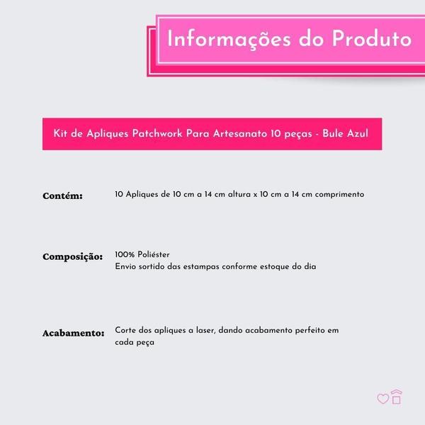 Kit 10 Aplique Patchwork Para Pano De Prato Diy - Bule ul - Autoestima Home Imagem de Kit 10 Aplique Patchwork Para Pano De Prato Diy - Bule ul