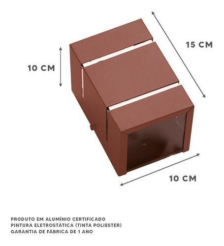 Imagem de Kit 10 Arandelas 2 Foco E 2 Friso Externa Parede Muro Ar1510