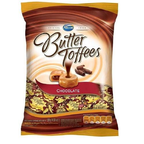 Imagem de Kit 10 Bala BUTTER TOFFEES CHOCOLATE - pct. 500g