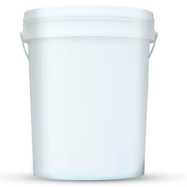 Kit 10 Balde 22L Plástico Natural Alimentício Tampa e Alça - metal g Imagem de Kit 10 Balde 22L Plástico Natural Alimentício Tampa e Alça