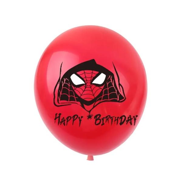 Imagem de Kit 10 Balões Látex Homem Aranha Festa De Aniversário