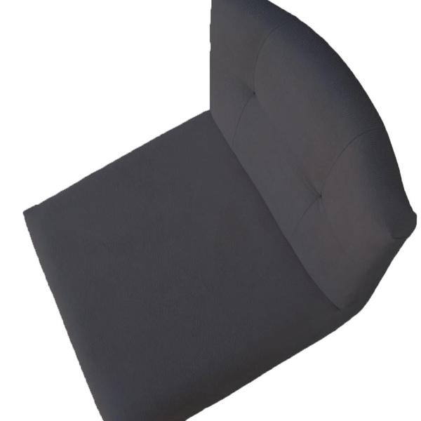 Kit 10 Banquetas Luma Base de Ferro Sued Grafite - D'Classe Decor Imagem de Kit 10 Banquetas Luma Base de Ferro Sued Grafite - D'Classe Decor
