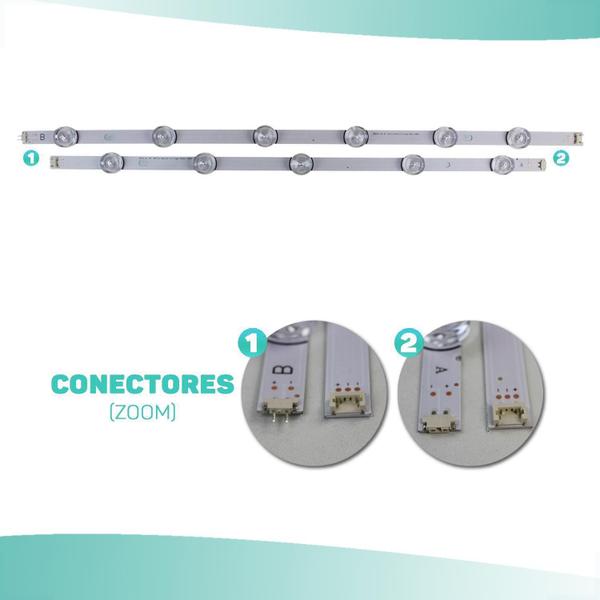 Imagem de Kit 10 Barras De Led 55Lb5600 55Lb6200 55Lb6500 55Lf5600