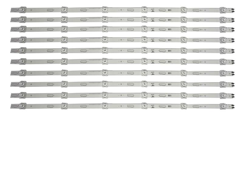 Imagem de Kit 10 Barras Led  Compatível TV Samsung UN65AU7700G / E469119