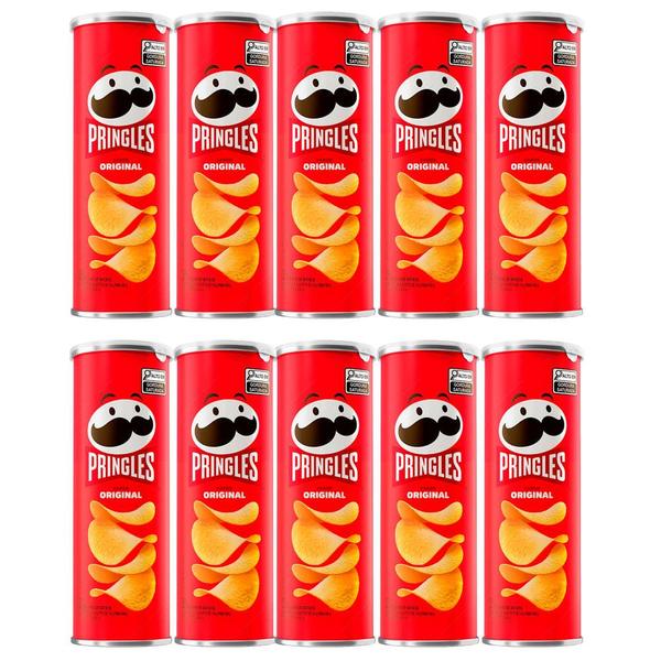 Kit 10 Batata Pringles Original 104g