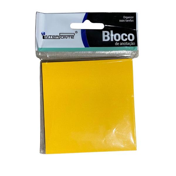 Imagem de Kit 10 Bloco Adesivo Recados Neon Post It 100 Folhas Cada