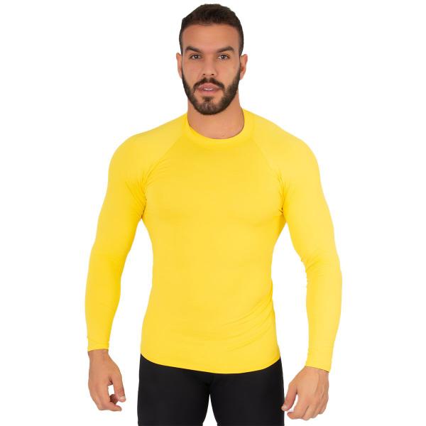 Imagem de Kit 10 Blusas Térmicas Poliamida Proteção Solar UV Masculina Segunda Pele