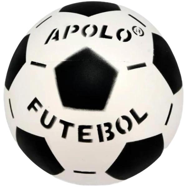 Imagem de Kit 10 Bolas de Futebol Apolo Preta e Branca Vinil Nº8