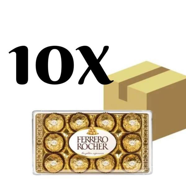 Imagem de Kit 10 Bombom Ferrero Rocher 150g - 12 Un