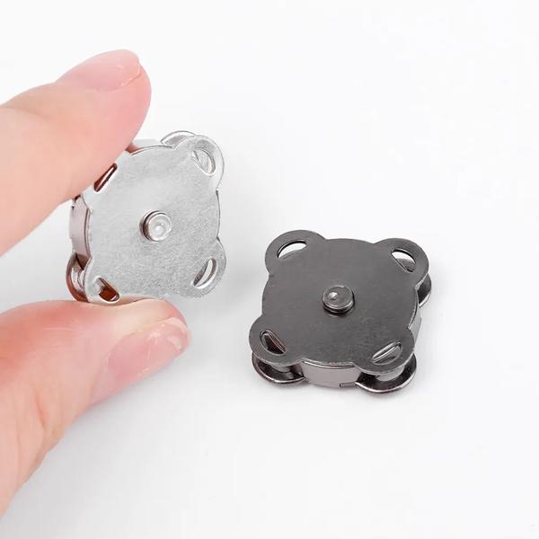 Kit 10 Botões Magnéticos 18mm Fecho Imantado Bronze P/ Costurar imã - Facil Negocio Importadora Imagem de Kit 10 Botões Magnéticos 18mm Fecho Imantado Bronze P/ Costurar imã