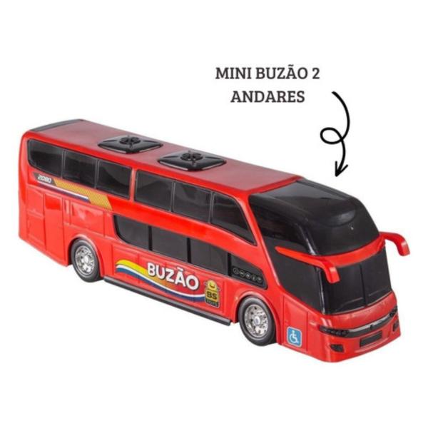 Imagem de Kit 10 Brinquedos Ônibus Buzão Carrinho Carro Atacado Doação