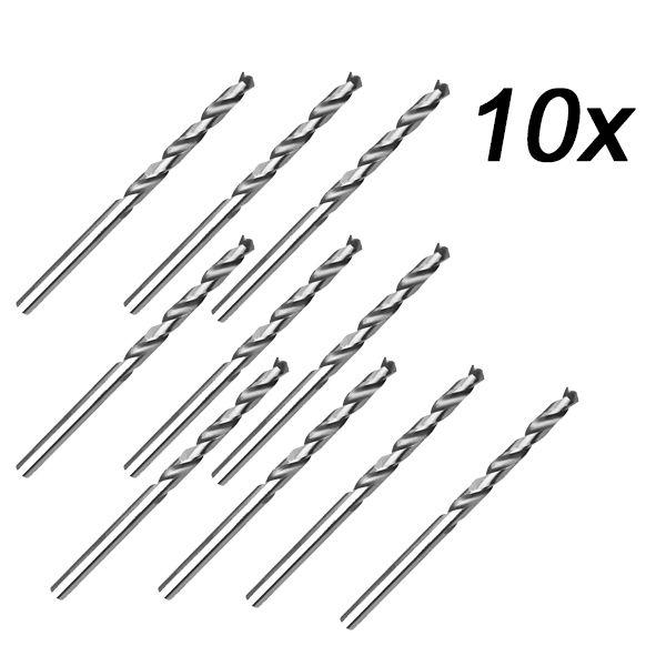 Imagem de Kit 10 Brocas De Aço Rápido P/ Metal 6mm Irwin