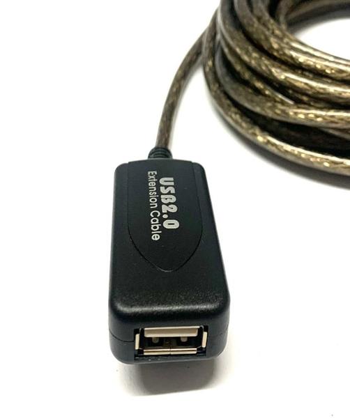 Imagem de Kit 10 Cabo Amplificado Extensor 15M Macho Femea Usb 2.0 15 Metros