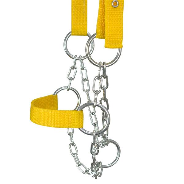 Kit 10 Cabrestos para Bezerro com Corrente SV39024 - Amarelo - Selaria Vertentes Imagem de Kit 10 Cabrestos para Bezerro com Corrente SV39024 - Amarelo