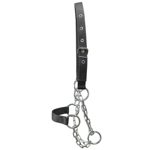 Kit 10 Cabrestos para Bezerro com Corrente SV39026 - Preto - Selaria Vertentes Imagem de Kit 10 Cabrestos para Bezerro com Corrente SV39026 - Preto