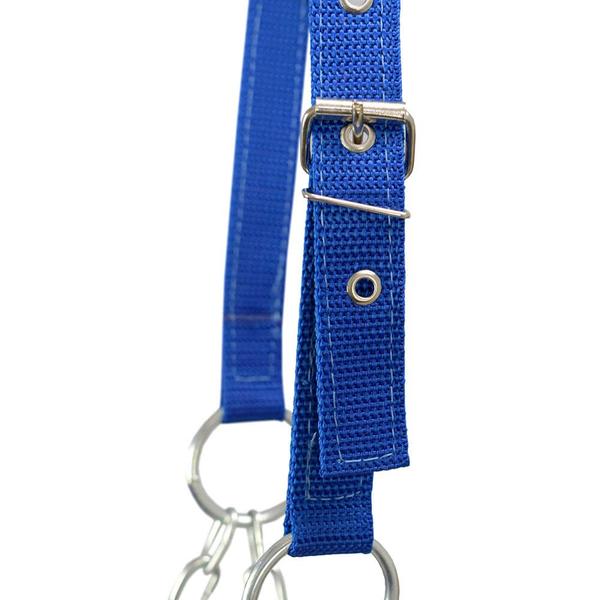 Kit 10 Cabrestos para Bezerro com Corrente SV39027 - Azul - Selaria Vertentes Imagem de Kit 10 Cabrestos para Bezerro com Corrente SV39027 - Azul