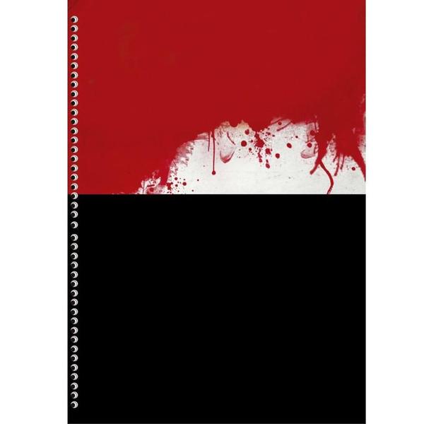 Imagem de Kit 10 Caderno Terror Arame 80 Folhas Capa Dura Com 36 Itens