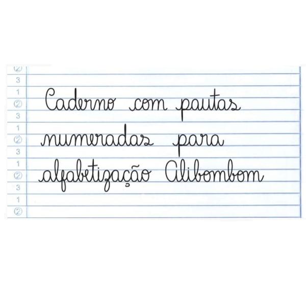 Imagem de Kit 10 Cadernos Brochurão 60 Folhas Alibombom Verde Capa Flexível - Materiais Escolares 44352-10