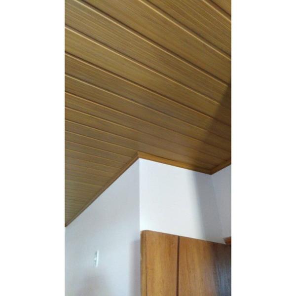 Imagem de Kit 10 Caixas com 60 M² Forro de Pvc 8mm X 20cm X 3m Permatti Cerejeira