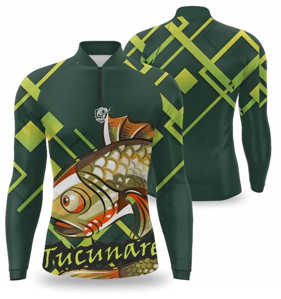 Imagem de Kit 10 Camisa Pesca Personalizada Proteção UV Camiseta Pescaria Para Grupo Atacado Revenda