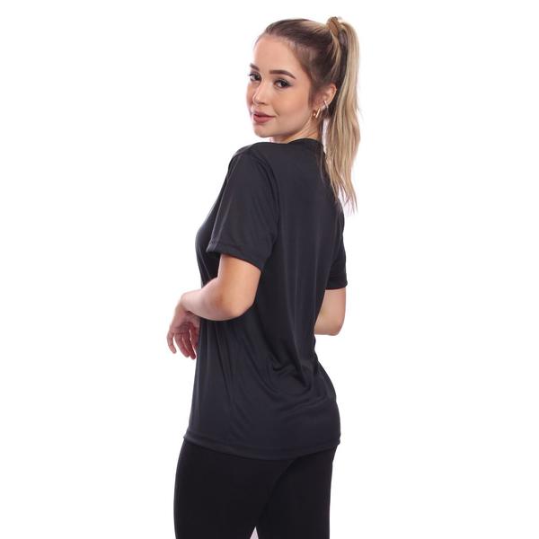 Imagem de Kit 10 Camisetas Feminina Dry Fit Proteção Solar UV Básica Lisa Treino Academia Passeio Fitness Ciclismo Camisa