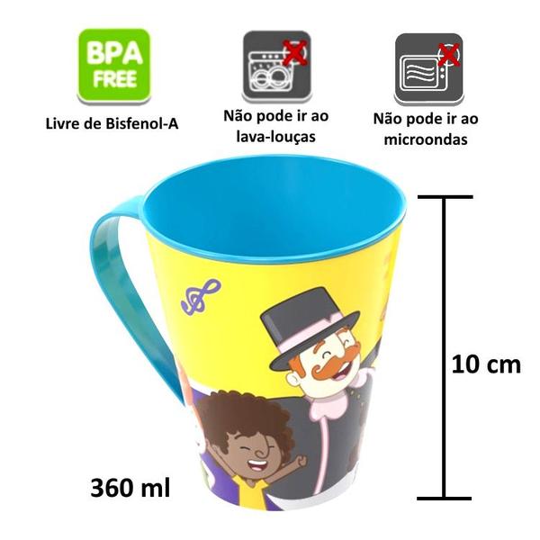 Imagem de Kit 10 Caneca do Mundo Bita para Lembrancinhas Doces Decoração de Festa Infantil