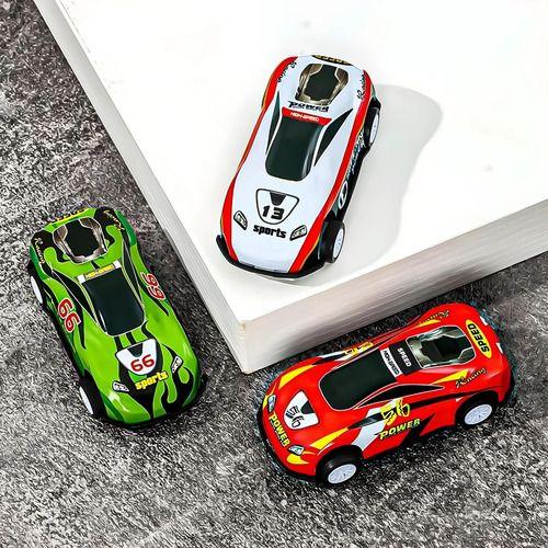 Imagem de Kit 10 Carrinhos De Fricção Metal Racing Estilo Hot Wheels