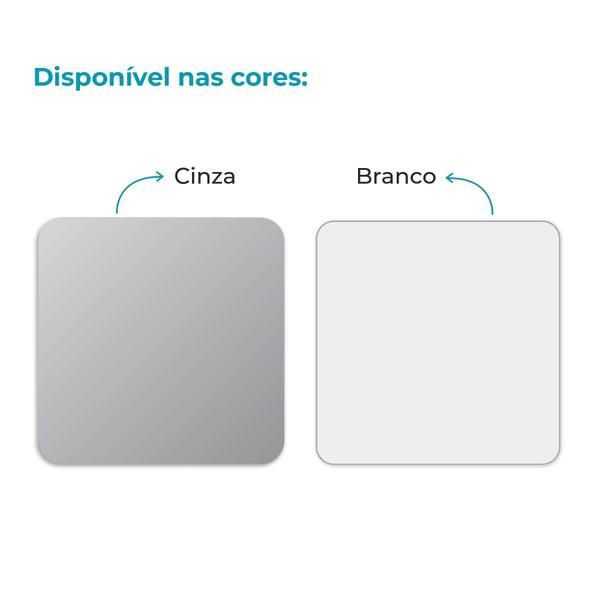 Imagem de Kit 10 Chapas Placas De Metal Sublimação 10X10Cm - Branco