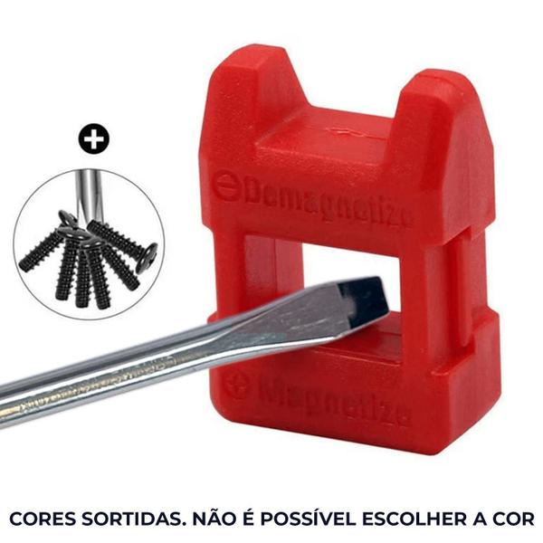 Imagem de Kit 10 Chaves De Fenda 3/16 A 3/8 Aço Cr-V Com Magnetizador