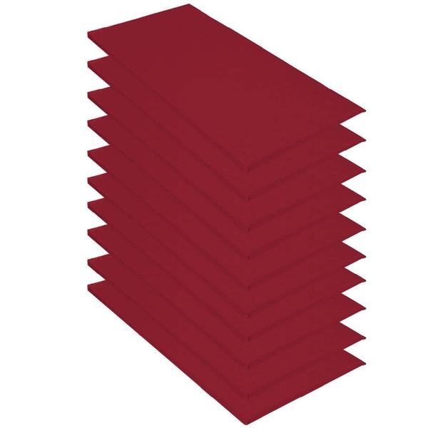 Kit 10 Colchonete Slim 95x59cm Solteiro Para Ginástica Academia Escola material sintético Vermelho - Ahazzo Móveis Imagem de Kit 10 Colchonete Slim 95x59cm Solteiro Para Ginástica Academia Escola material sintético Vermelho - Ahazzo Móveis