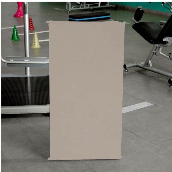 Kit 10 Colchonete Slim 95x59cm Solteiro Para Ginástica Academia Escola Suede Bege - Ahazzo Móveis Imagem de Kit 10 Colchonete Slim 95x59cm Solteiro Para Ginástica Academia Escola Suede Bege - Ahazzo Móveis