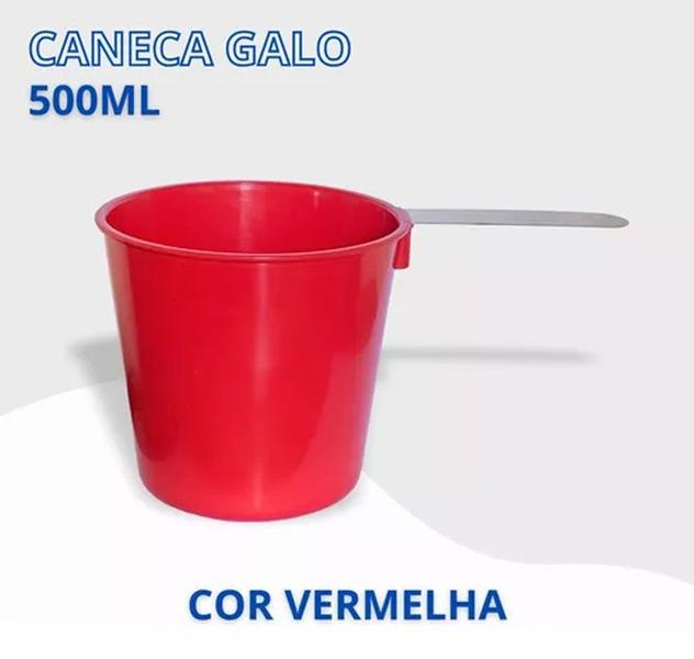 Imagem de Kit 10 Comedouro Caneca Com Alça Para Peru Aves Galinha Galos Codornas  