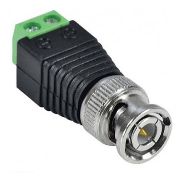 Imagem de Kit 10 Conector Bnc Macho Com Borne