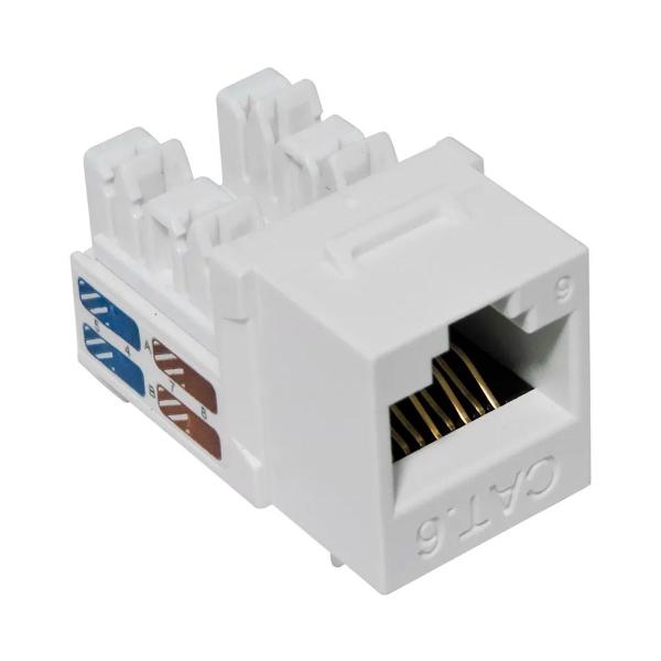 Imagem de Kit 10 Conector RJ45 Femea KeyStone Cat6 SohoPlus Furukawa