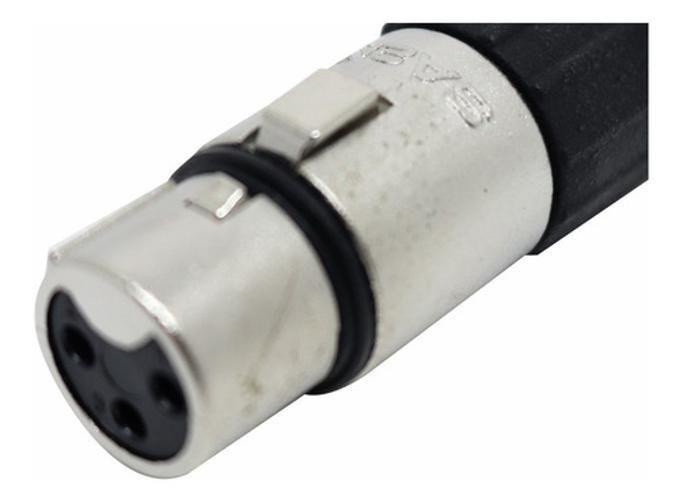 Imagem de Kit 10 Conector Xlr Canon Macho E Femea Niquelado Sa2X