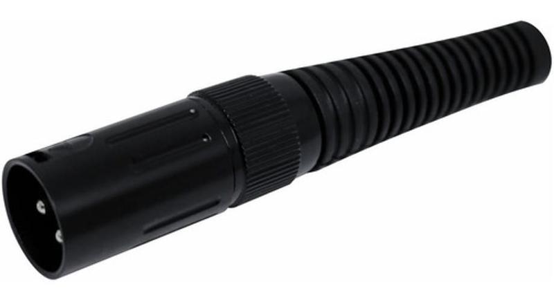 Imagem de Kit 10 Conector Xlr Canon Macho Preto Q-12 Bk Csr