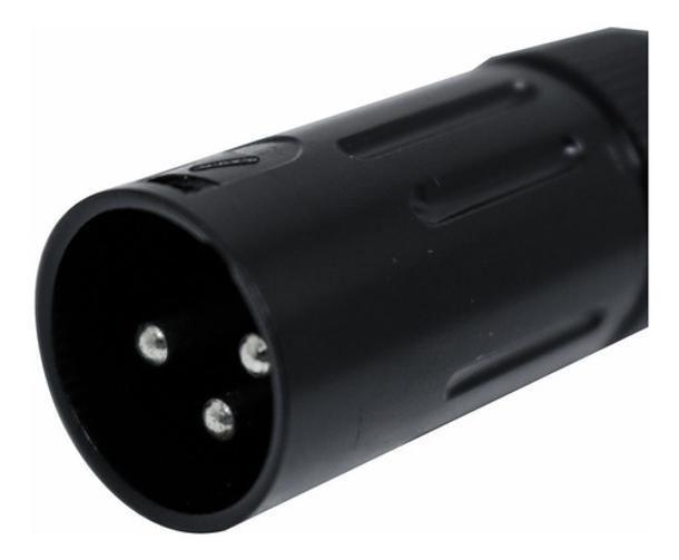 Imagem de Kit 10 Conector Xlr Canon Macho Preto Q-12 Bk Csr