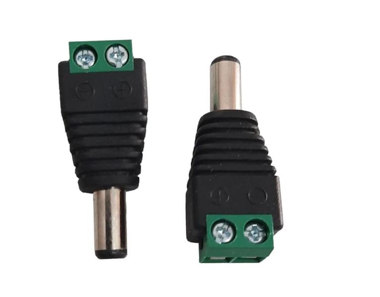 Imagem de Kit 10 Conectores Bnc Macho Com Borne + 5 Plug P4 Macho