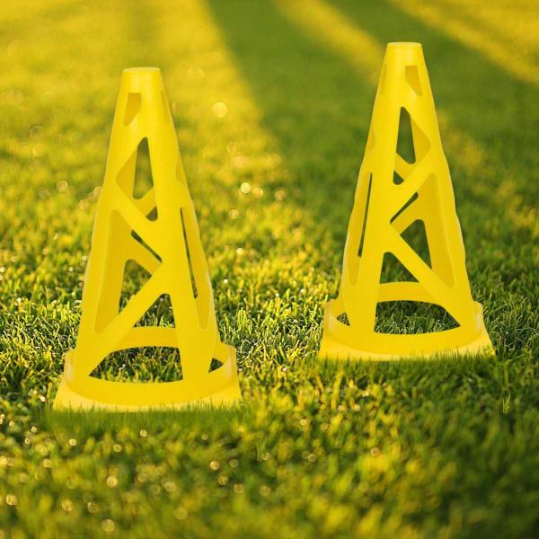 Imagem de Kit 10 Cones + 10 Half Cone Treino Funcional e Futebol