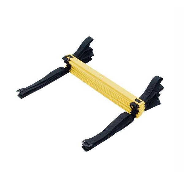 Imagem de Kit 10 Cones de Agilidade 18 Cm Amarelo + Escada de Agilidade Treino Funcional 8 M  Liveup Sports 