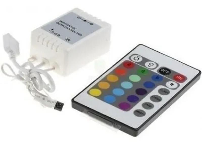 Imagem de kit 10 Controlador Controle Fita Led Rgb 5050 3528 Atacado