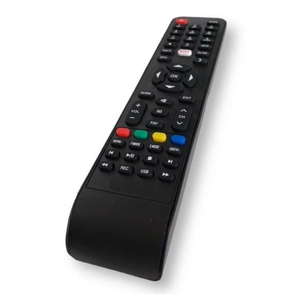 Imagem de Kit 10 Controle Compatível Philco Smart Tv Ph32b51dsgwa Led