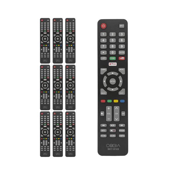 Imagem de Kit 10 Controle Remoto Compatível Tv Smart Cobia / Haier Lcd