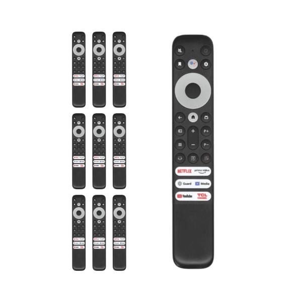 Imagem de Kit 10 Controle Remoto Para TCL Smart TV 4K Rc902v 55p725