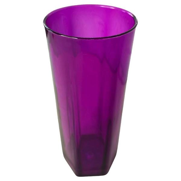 Imagem de Kit 10 Copo Acrílico Long Drinks Festa Formatura 350Ml Roxo