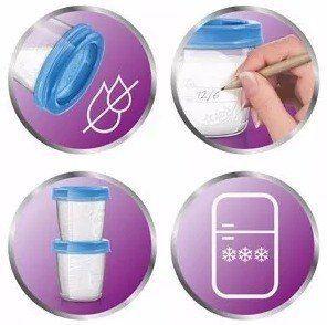 Kit 10 Copos Armazenamento Leite Materno Philips Avent Imagem de Kit 10 Copos Armazenamento Leite Materno Philips Avent