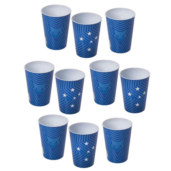 Imagem de Kit 10 Copos Cruzeiro Oficial Decoração de Festa Aniversário